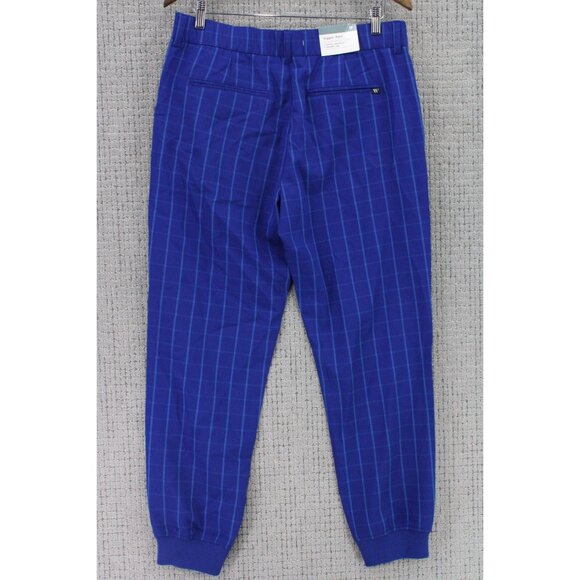 Houston White x Target Jogger Pants Mens Medium M Blue Plaid Casual NWT - Picture 6 of 9